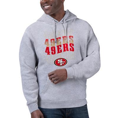 Men's New Era Scarlet San Francisco 49ers Big & Tall NFL Pullover