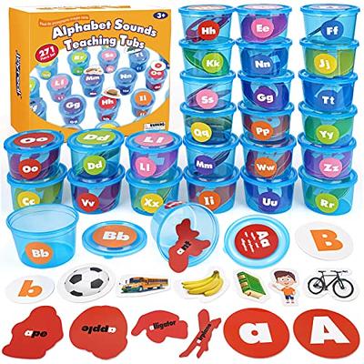 Joyreal Alphabet Learning Toys for Toddlers, 26 Alphabet Soup Sorters with  245 Flash Cards for Early Letter Awareness & Recognition, Fun Education  Classroom Supplies Alphabet Sounds Teaching Games - Yahoo Shopping
