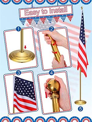 6ft Home Flag Pole Kit w/ 360° Swivel  The Goodest Flag Pole Ever –  Flags For Good