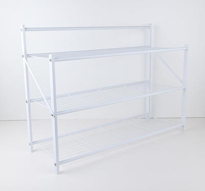 Mainstays 5 Shelf Hanging Closet Shoe Organizer, Arctic White