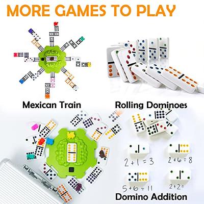 ESSAJOY Mexican Train Dominoes Set Dominoes Set for Adults Double