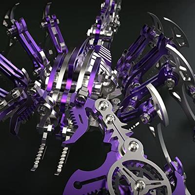 3D Scorpion Metal Puzzle Colorful Model Kit for Gifts and Decoration