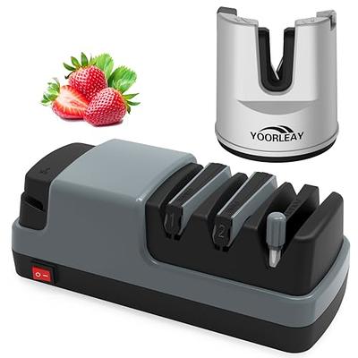  YOORLEAY Electric Knife Sharpener- 4 in 1 Electric