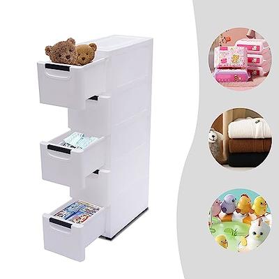 Closet Drawers Tall Dresser Organizer Vertical Clothes Storage Tower 5- Drawer