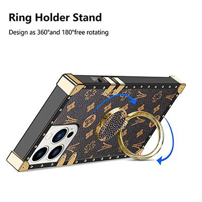 Gold Series Square Case With Ring Grip (A) for iPhone 13 