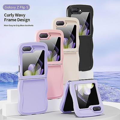 XIZYO for Samsung Galaxy Z Flip 5 Case, Cute Samsung Z Flip 5 Case Wavy  Aesthetic Curly Wave Frame Case for Women Men Slim Soft TPU Shockproof  Protective Bumper Cover, White - Yahoo Shopping