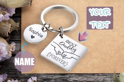 Mom since personalized keychain with dates, mothers day gift