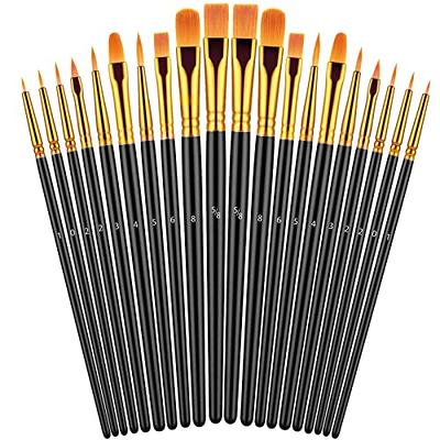 Sable Watercolor Brushes, Fuumuui 9pcs Detail to Mop Kolinsky Sable Brushes  Round Pointed Professional Watercolor Brushes Perfect for Watercolor  Gouache Acrylic Ink Painting - Yahoo Shopping