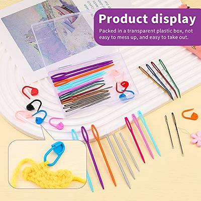 120pcs, Plastic Yarn Needles, Large Eye Yarn Neddles Colorful Sewing  Neddles Bulk For DIY Weaving Sewing Tapestry, Print Drawings Embroidery  Cloth Thr