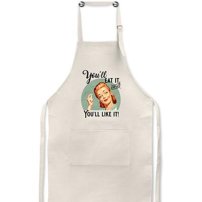Boczif Matching Apron for Kids and Mom, Women Child Kitchen Apron Set with  Chef Hat for Cooking Baking BBQ
