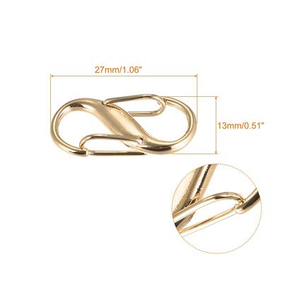6pcs Gold Purse Chain Strap Purse Strap Extender DIY Flat Chain Purse Strap Replacement Strap with Metal Buckles, Men's, Size: One Size