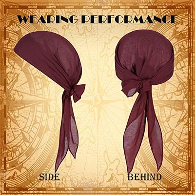 Pirate Bandana Medieval Renaissance Caribbean Fancy Dress Accessory