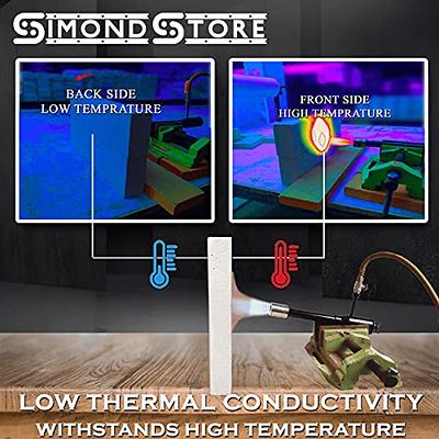 SIMOND STORE Insulating Fire Bricks, 2500F Rated, 2 Inch x 4.5 Inch x 9  Inches, Soft