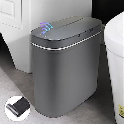 Automatic Trash Can Touchless Bathroom Small Garbage Can with Lid