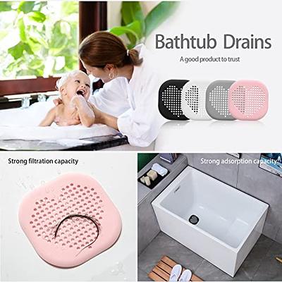 2 Pack Shower Drain Hair Catcher Grey Bathroom Accessories Durable Silicone  Drain Cover Hair Stopper with Suction Cups for Shower Kitchen Bathroom Big  Heart Shape - Yahoo Shopping