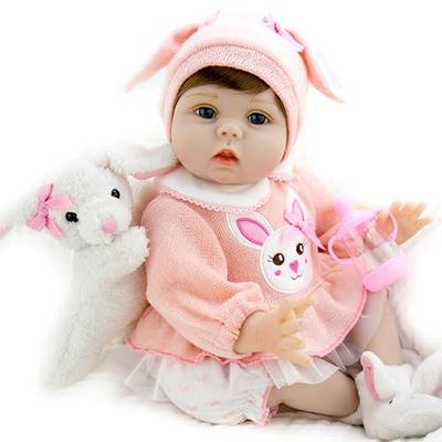 iCradle Reborn Baby Dolls 20 Inch Girl Full Silicone Vinyl Body