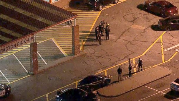 PHOTO: WABC chopper footage showed a scene of police activity at a Home Depot in Passaic, New Jersey, where Saipov is believed to have rented the truck used in the attack. (WABC)