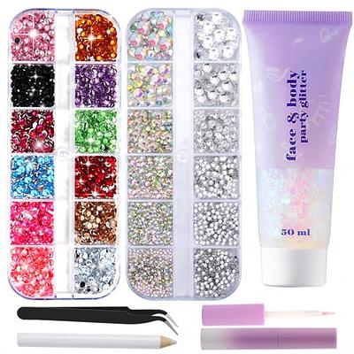 HOSAILY Roll-on Holographic Body Glitter Gel for Body Face Hair