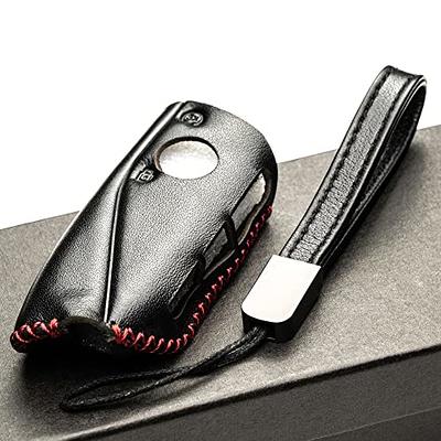 Keyzone Leather TPU Key Cover Compatible for BMW X Series LCD Display