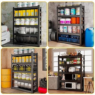 5-Tier Adjustable Steel Shelving Unit, Garage Storage Shelving Unit, Heavy Duty Shelving Unit WFX Utility Size: 72 H x 47.2 W x 23.6 D