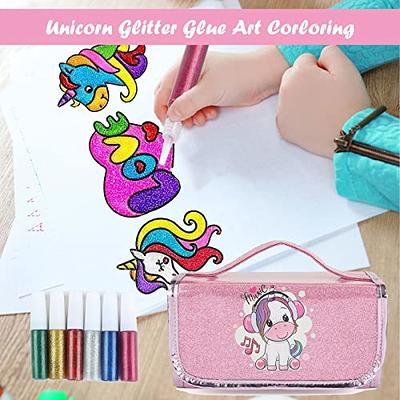 56PCS Kids Girls Drawing Art Sets Unicorn Drawing Tools Set