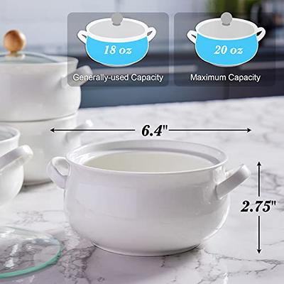 White Lid for 18-ounce Bowl