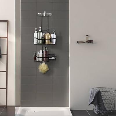 2-Tier Hanging Shower Caddy, Rustproof White - Bathroom - Storage &  Organizer