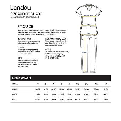 Landau Proflex Tailored Fit Stretch 7-Pkt Jogger Scrub Pants for Men 2100PRV