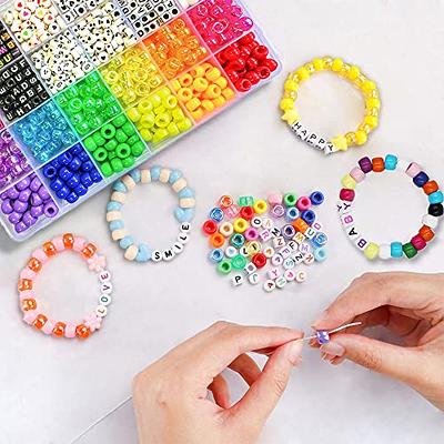 Polymer Clay Beads Friendship Bracelet Making Kit, Including 12 Colors  Beads, Spacer, Elastic Cord For Bracelet & Friendship Beads Crafts