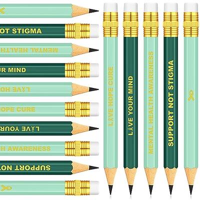  100 Pieces Inspirational Pencils Color Changing Mood Pencil  Motivational Fun Pencils Personalized Color Changing Pencils for Kids  Wooden Heat Activated Pencils with Eraser for Kids, Assorted Colors :  Office Products