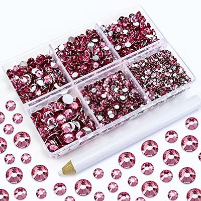 Briskbloom 4500PCS Resin Flatback Rhinestone, 2mm 3mm 4mm 5mm 6mm Dark Pink  Flatback Rhinestones for Tumblers, Nails Art, Mugs, Bottles, Craft  Decoration, Loose Bling Glitter Gem Stone - Yahoo Shopping