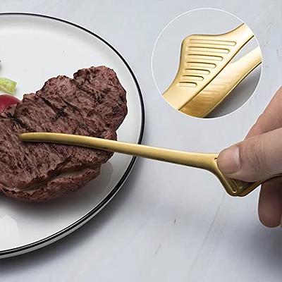 Non-slip Stainless Steel Food Tongs Meat Salad Bread Serving Clip