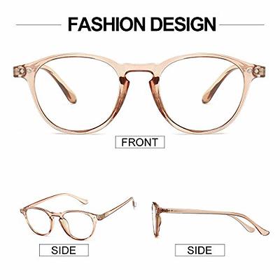 ANDWOOD Blue Light Blocking Glasses Women Men Computer Small Face Clear  Bluelight Blocker Eyeglasses Frame