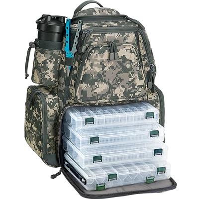 Piscifun Fishing Tackle Backpack with 4 Tackle Boxes, Waterproof