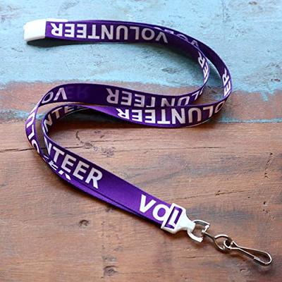 Yeaqee 25 Pack Volunteer Lanyard Volunteer Badges Volunteer ID