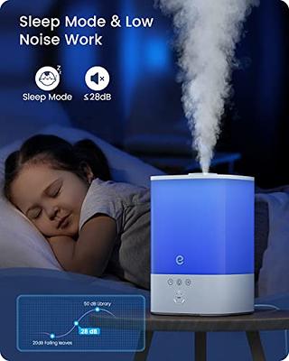 Humidifiers for Bedroom Large Room, Esemoil Smart WiFi Cool Mist Humidifiers  for Baby, 3.5L Top