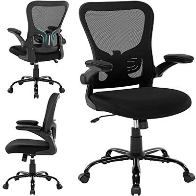 Dropship Office Chair Breathable Mesh, Computer Chair Lumbar Support,  Modern Simple Adjustable Chair Height With Fixed Armrests, Suitable For  Home Or Office (Black) to Sell Online at a Lower Price