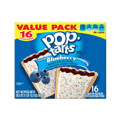  Pop-Tarts Breakfast Toaster Pastries, Unfrosted