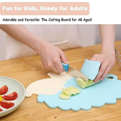 Kibbidea Cutting Board for Kitchen, Plastic Cute Cutting Board for