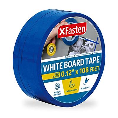 6 Rolls Colorful Tape Pinstripe Tape Whiteboard Tape Self Adhesive White  Board Tape Thin Washi Tape Poster Markers Dry Erase Tape for Office Grid