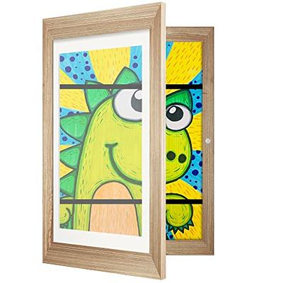 Front Loading Kids Art Frame - 8.5x11 Picture Frame with Mat and 10x12 –  Americanflat