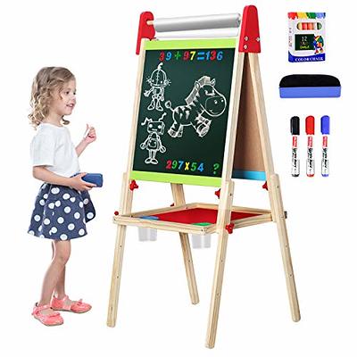 Kraftic Deluxe Standing Art Easel for Kids - Toddler Drawing