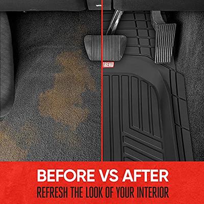  Motor Trend FlexTough Floor Mats for Cars, Black Deep