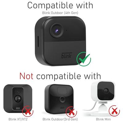  All-New Blink Outdoor Camera Housing and Mounting Bracket (4th  Gen & 3rd Gen), 3 Pack Protective Cover and 360° Adjustable Mount with Sync  Module 2 Outlet Mount (Black) : Electronics