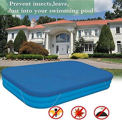 Swimming Pool Cover, Fits 120 in x 72 in Rectangle Pool Cover for