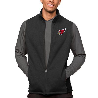 Men's Arizona Cardinals Antigua White Victory Full-Zip Hoodie