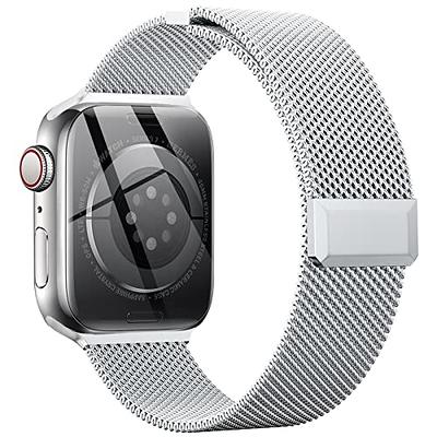 For Apple Watch Series 9 8 7 6 5 4 3 SE Slim Milanese Stainless Steel Strap  Band