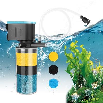 Aquarium Sponge Filter Water Clean Pump Filtration Low Water for