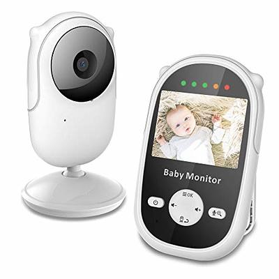 VTech VM819 Baby Monitor, 2.8” Screen, Night Vision, 2-Way Audio,  Temperature Sensor and Lullabies, Secure Transmission No WiFi