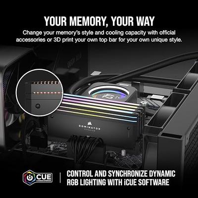 G.SKILL Trident Z5 RGB Series (Intel XMP 3.0) DDR5 RAM 32GB (2x16GB)  6000MT/s CL36-36-36-96 1.35V Desktop Computer Memory UDIMM - Matte Black